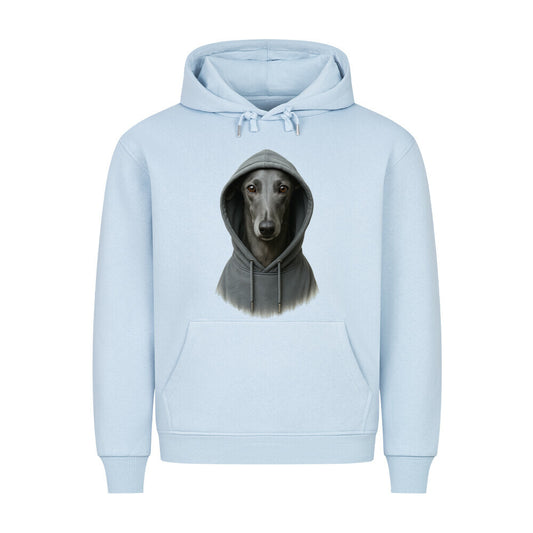 Premium Hoodie "Greyhound - Hooded" Babyblau – hunde-shirt.de