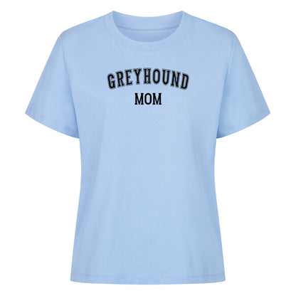 Premium Damen-Shirt "Greyhound - MOM" Sky Blue – hunde-shirt.de