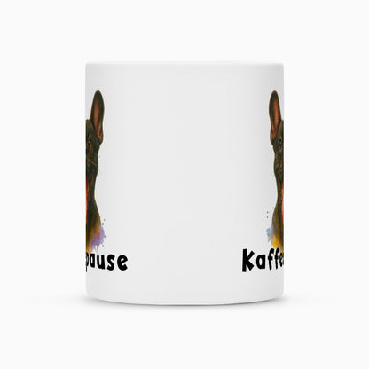 Tasse "Frenchie - Kaffeepause" – hunde-shirt.de