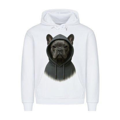 Premium Hoodie "Frenchie - Hooded" Weiß – hunde-shirt.de
