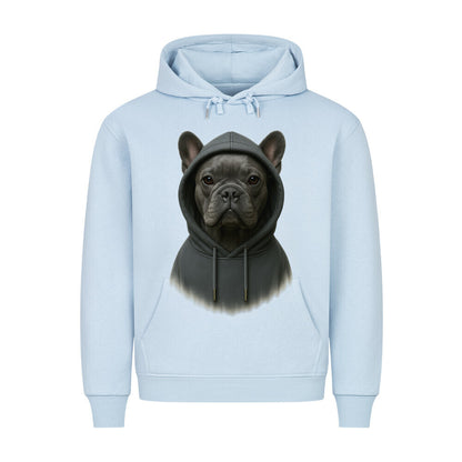 Premium Hoodie "Frenchie - Hooded" Babyblau – hunde-shirt.de