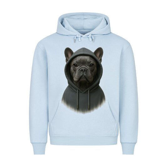 Premium Hoodie "Frenchie - Hooded" Babyblau – hunde-shirt.de
