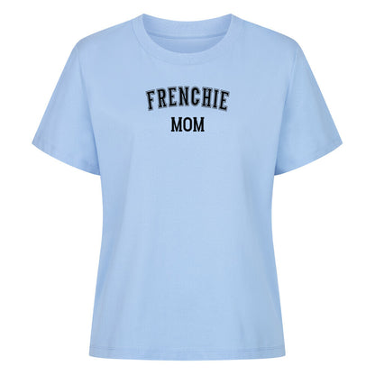 Premium Damen-Shirt "Frenchie - MOM" Sky Blue – hunde-shirt.de