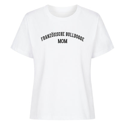 Premium Damen-Shirt "Französische Bulldogge - MOM" Weiß – hunde-shirt.de