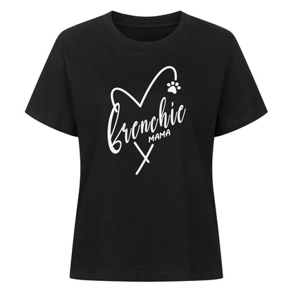 Premium Damen-Shirt "Frenchie - MAMA" Schwarz – hunde-shirt.de