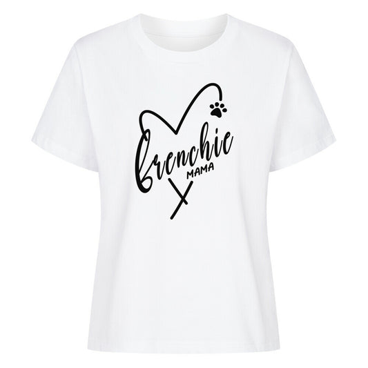 Premium Damen-Shirt "Frenchie - MAMA" Weiß – hunde-shirt.de