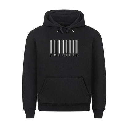 Premium Hoodie "Frenchie - Scan" Schwarz – hunde-shirt.de