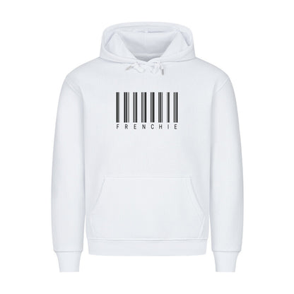 Premium Hoodie "Frenchie - Scan" Weiß – hunde-shirt.de