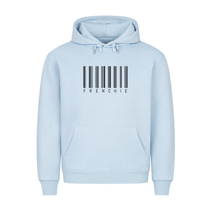 Premium Hoodie "Frenchie - Scan" Babyblau – hunde-shirt.de