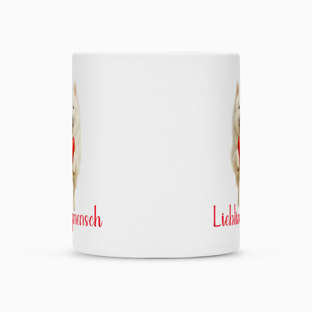 Tasse "American Eskimo - Lieblingsmensch" – hunde-shirt.de