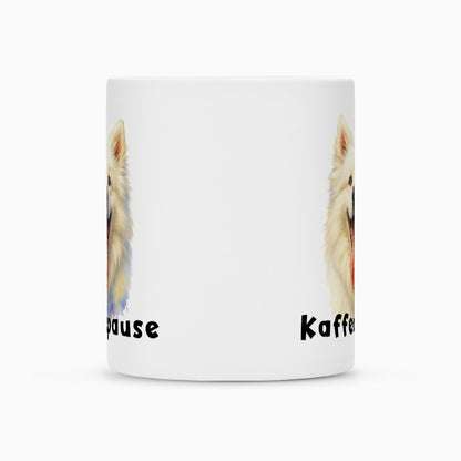 Tasse "American Eskimo - Kaffeepause" – hunde-shirt.de