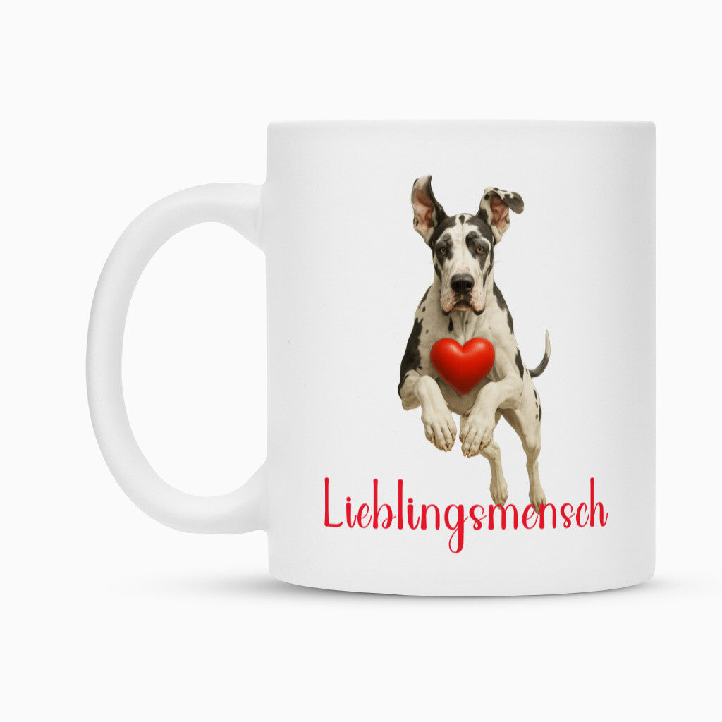 Tasse "Dogge - Lieblingsmensch II" – hunde-shirt.de