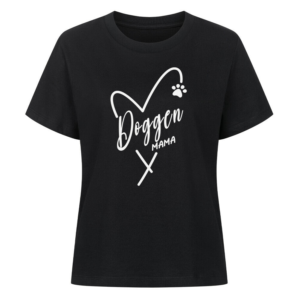 Premium Damen-Shirt "Dogge - MAMA" Schwarz – hunde-shirt.de