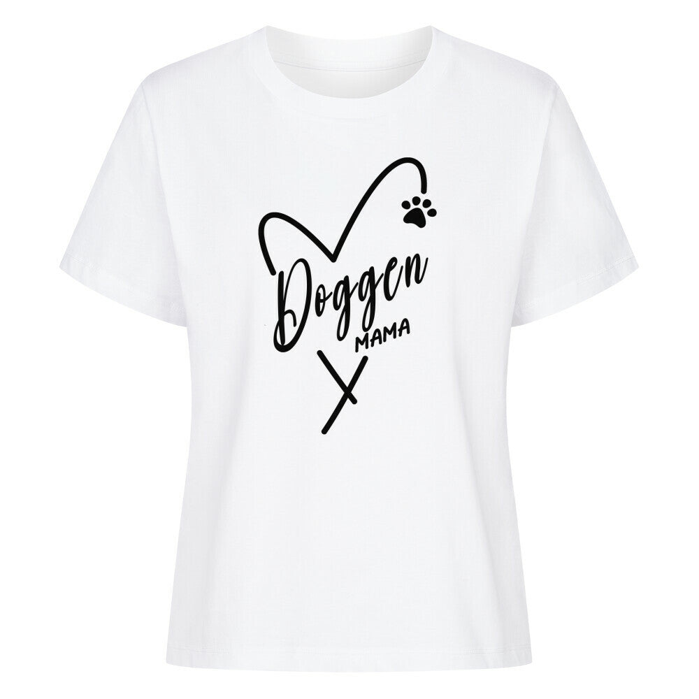 Premium Damen-Shirt "Dogge - MAMA" Weiß – hunde-shirt.de