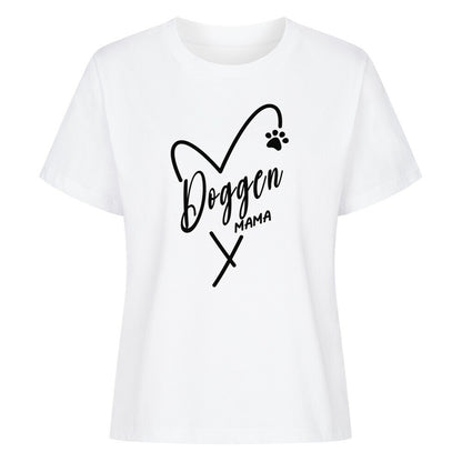 Premium Damen-Shirt "Dogge - MAMA" Weiß – hunde-shirt.de
