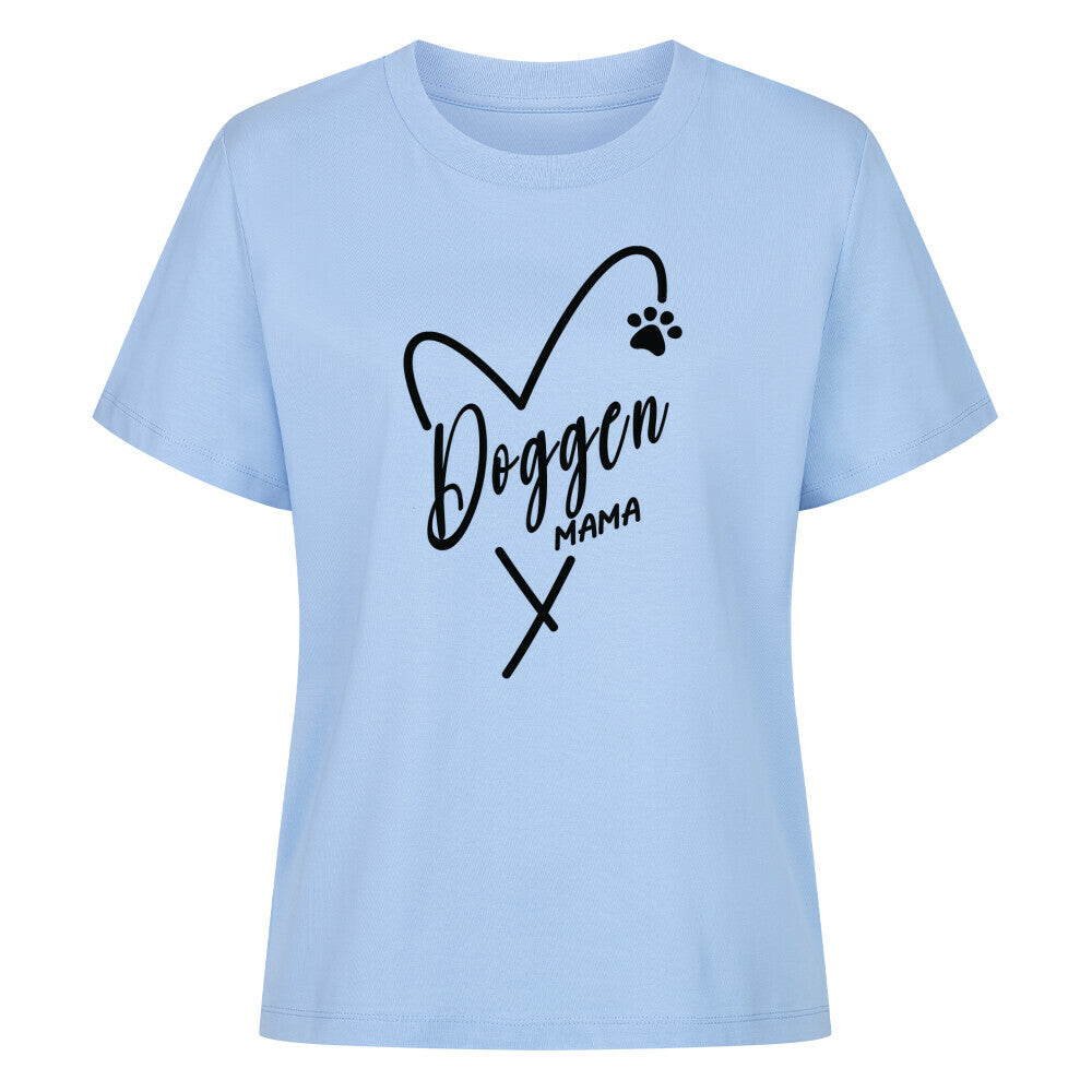 Premium Damen-Shirt "Dogge - MAMA" Sky Blue – hunde-shirt.de