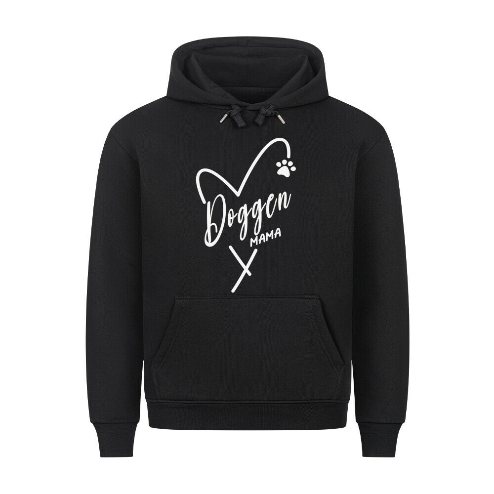 Premium Hoodie "Dogge - MAMA" Schwarz – hunde-shirt.de