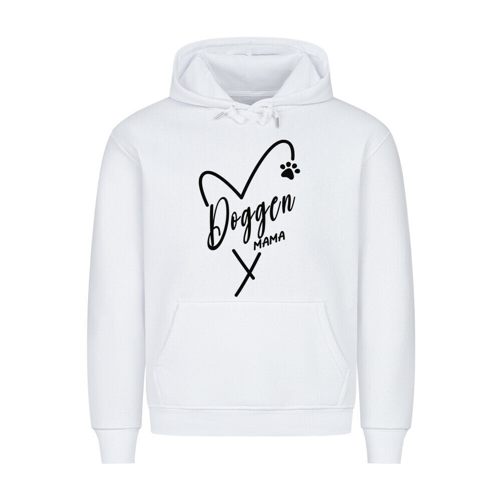 Premium Hoodie "Dogge - MAMA" Weiß – hunde-shirt.de