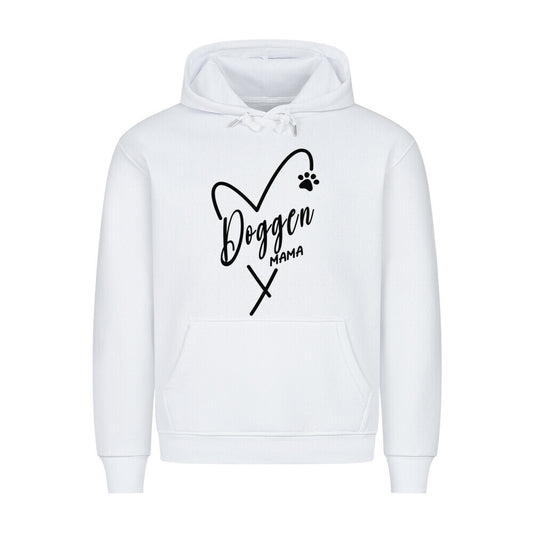 Premium Hoodie "Dogge - MAMA" Weiß – hunde-shirt.de