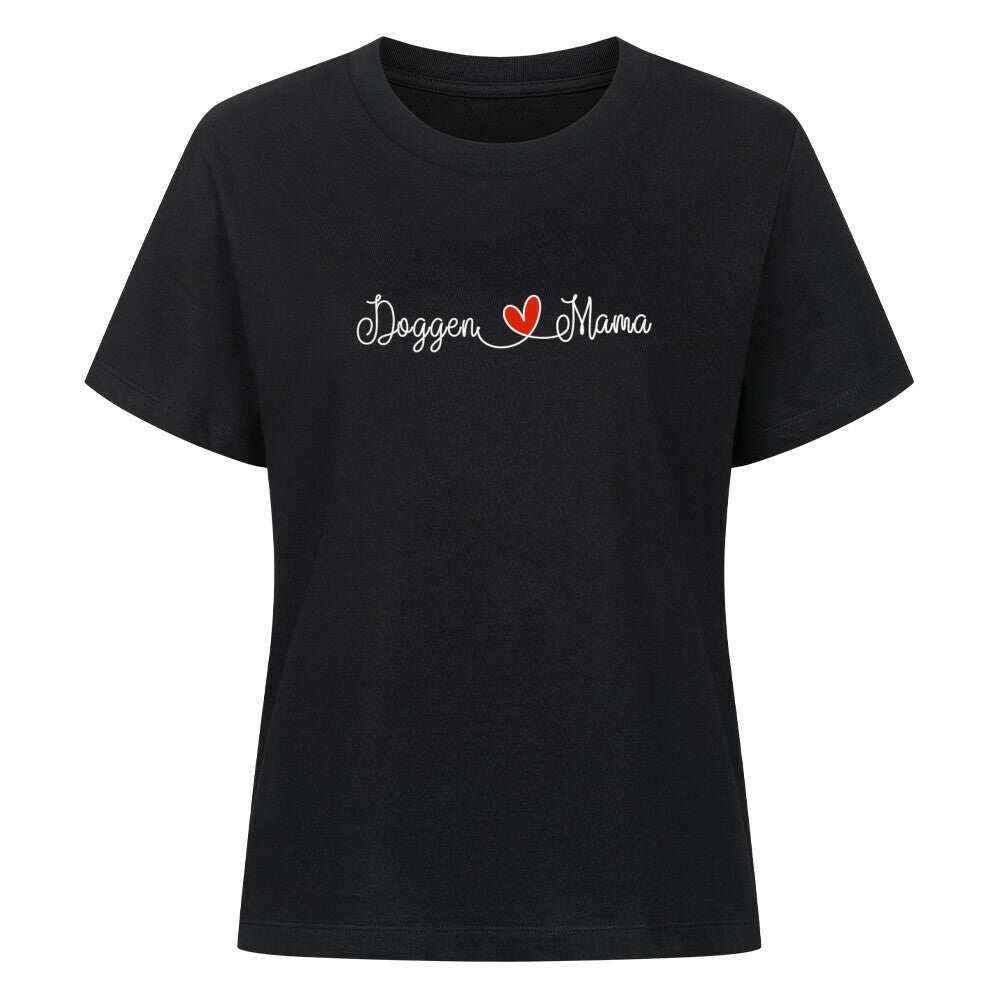 Premium Damen-Shirt "Dogge - Mama" Schwarz – hunde-shirt.de