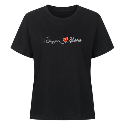 Premium Damen-Shirt "Dogge - Mama" Schwarz – hunde-shirt.de