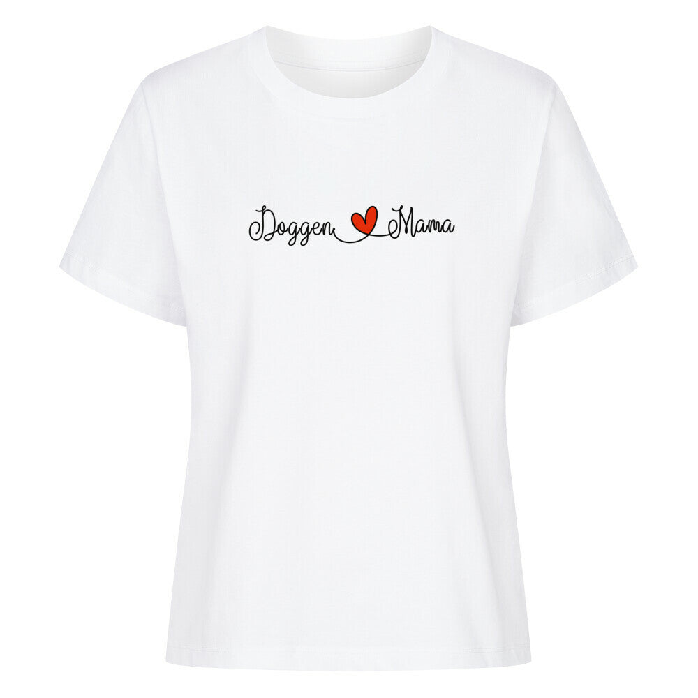 Premium Damen-Shirt "Dogge - Mama" Weiß – hunde-shirt.de