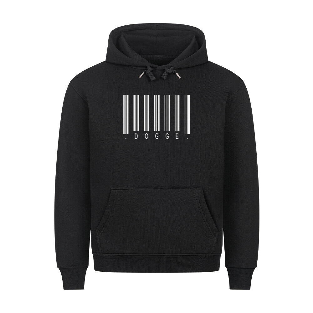 Premium Hoodie "Dogge - Scan" Schwarz – hunde-shirt.de