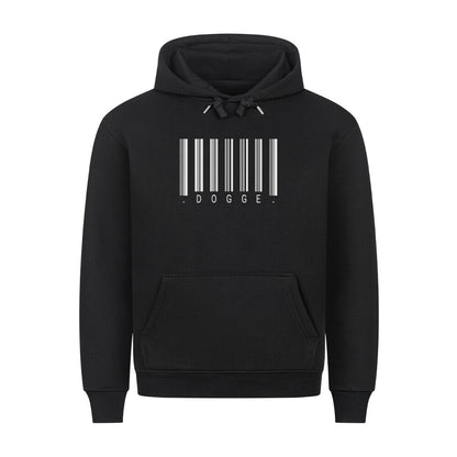 Premium Hoodie "Dogge - Scan" Schwarz – hunde-shirt.de