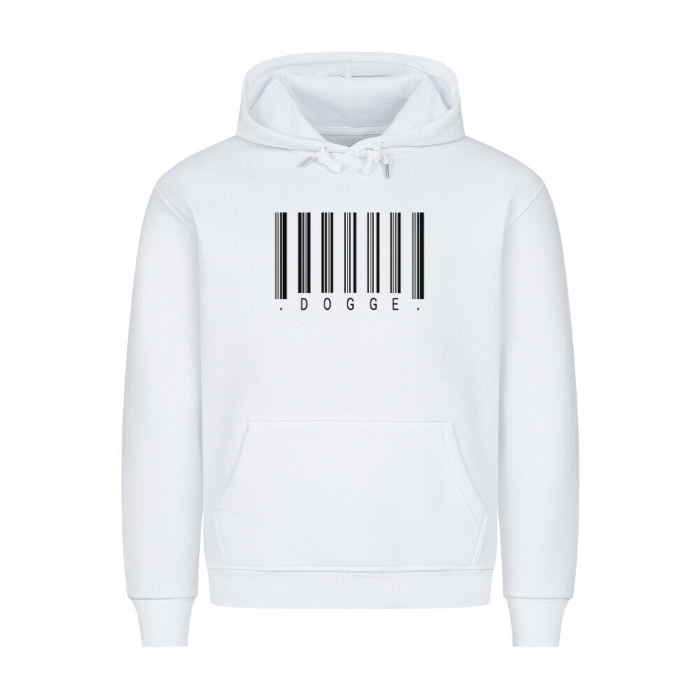 Premium Hoodie "Dogge - Scan" Weiß – hunde-shirt.de