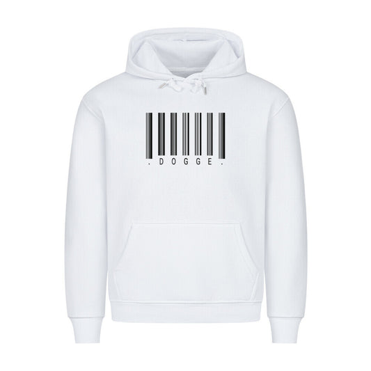 Premium Hoodie "Dogge - Scan" Weiß – hunde-shirt.de