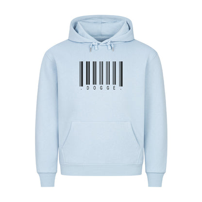 Premium Hoodie "Dogge - Scan" Babyblau – hunde-shirt.de