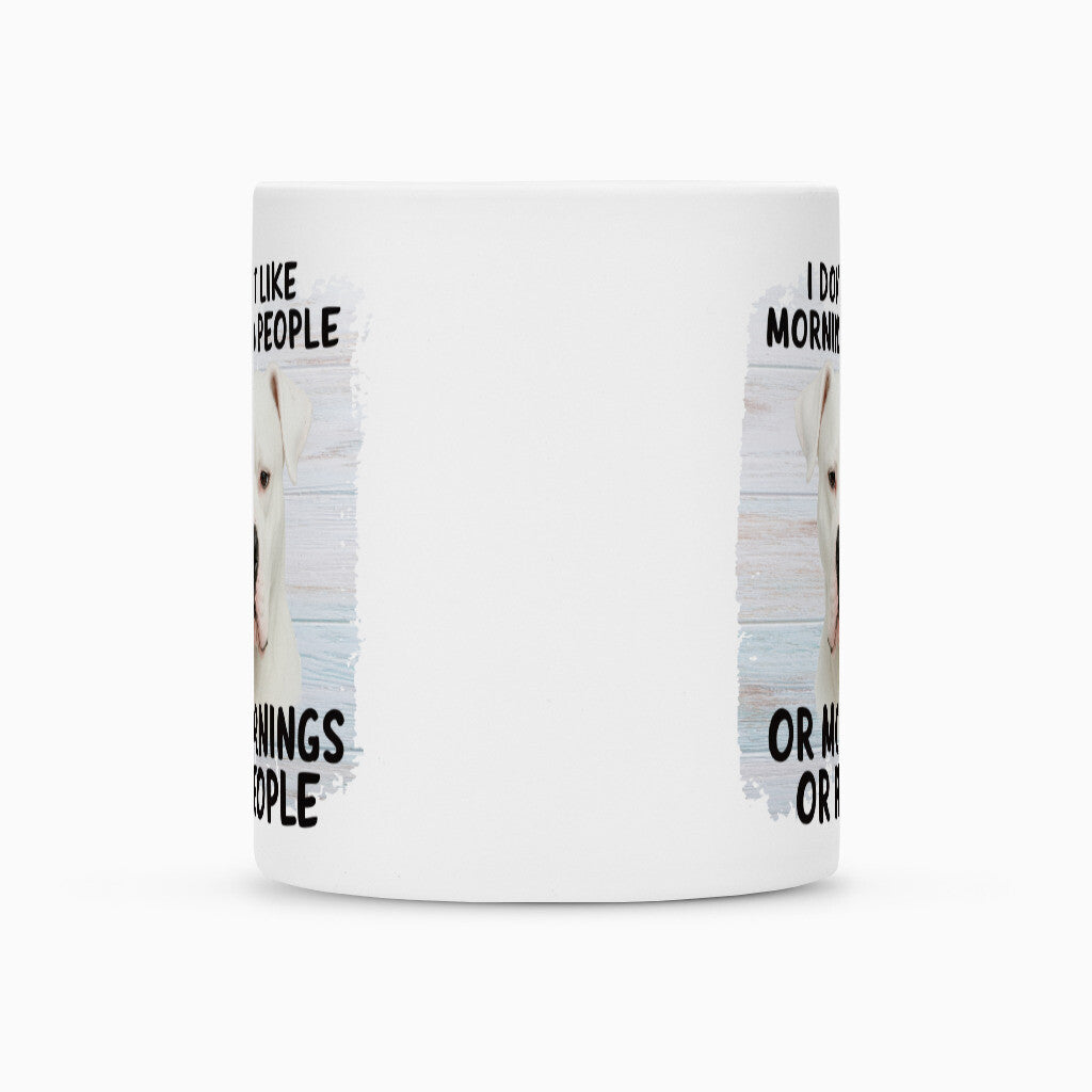 Tasse "Dogo Argentino - Morning People" – hunde-shirt.de