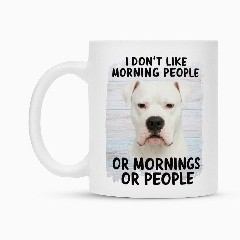Tasse "Dogo Argentino - Morning People" – hunde-shirt.de