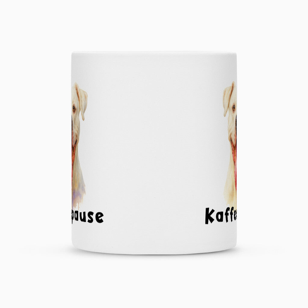Tasse "Dogo Argentino - Kaffeepause" – hunde-shirt.de