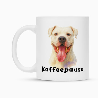 Tasse "Dogo Argentino - Kaffeepause" – hunde-shirt.de