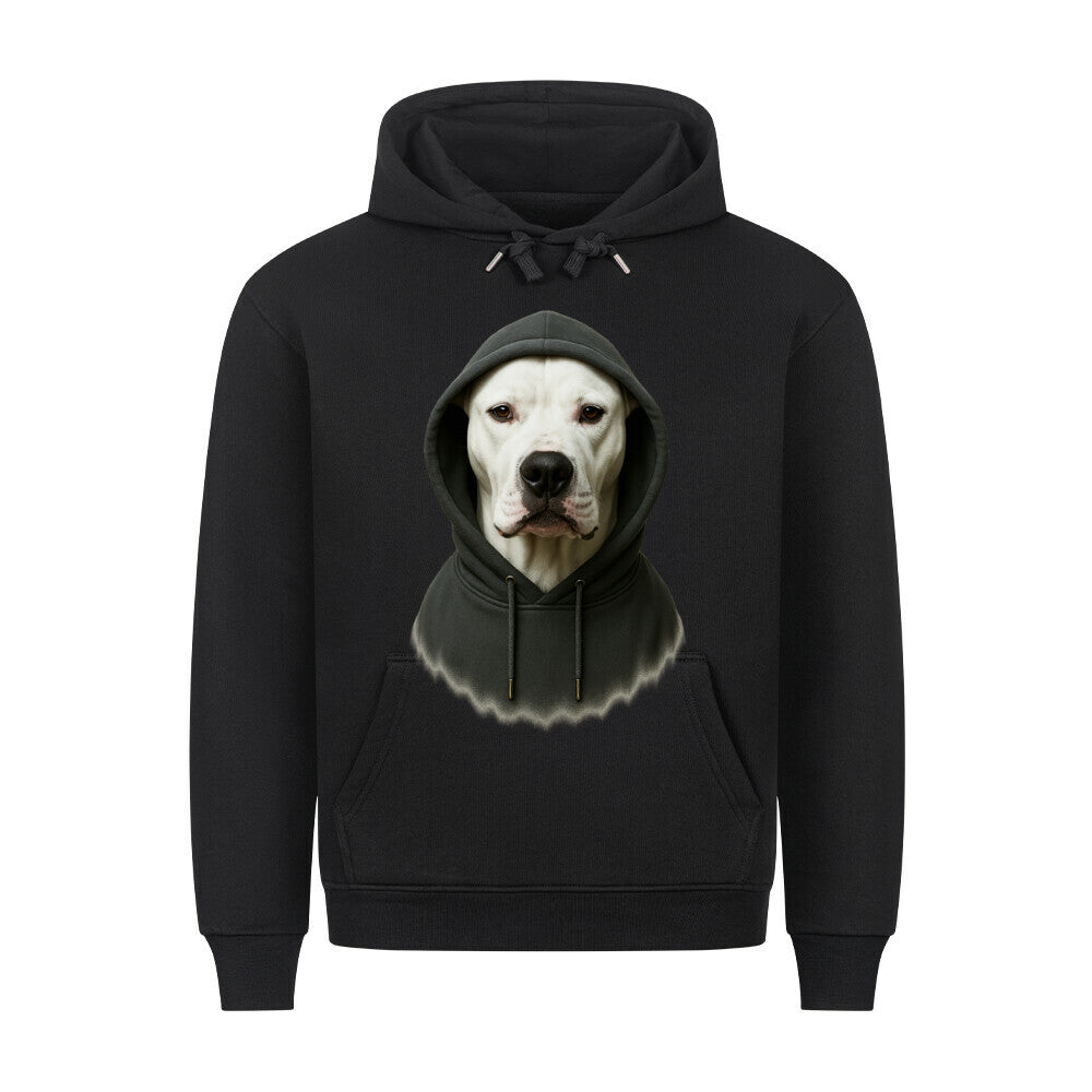 Premium Hoodie "Dogo Argentino - Hoodie" Schwarz – hunde-shirt.de