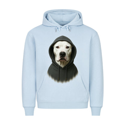 Premium Hoodie "Dogo Argentino - Hoodie" Babyblau – hunde-shirt.de