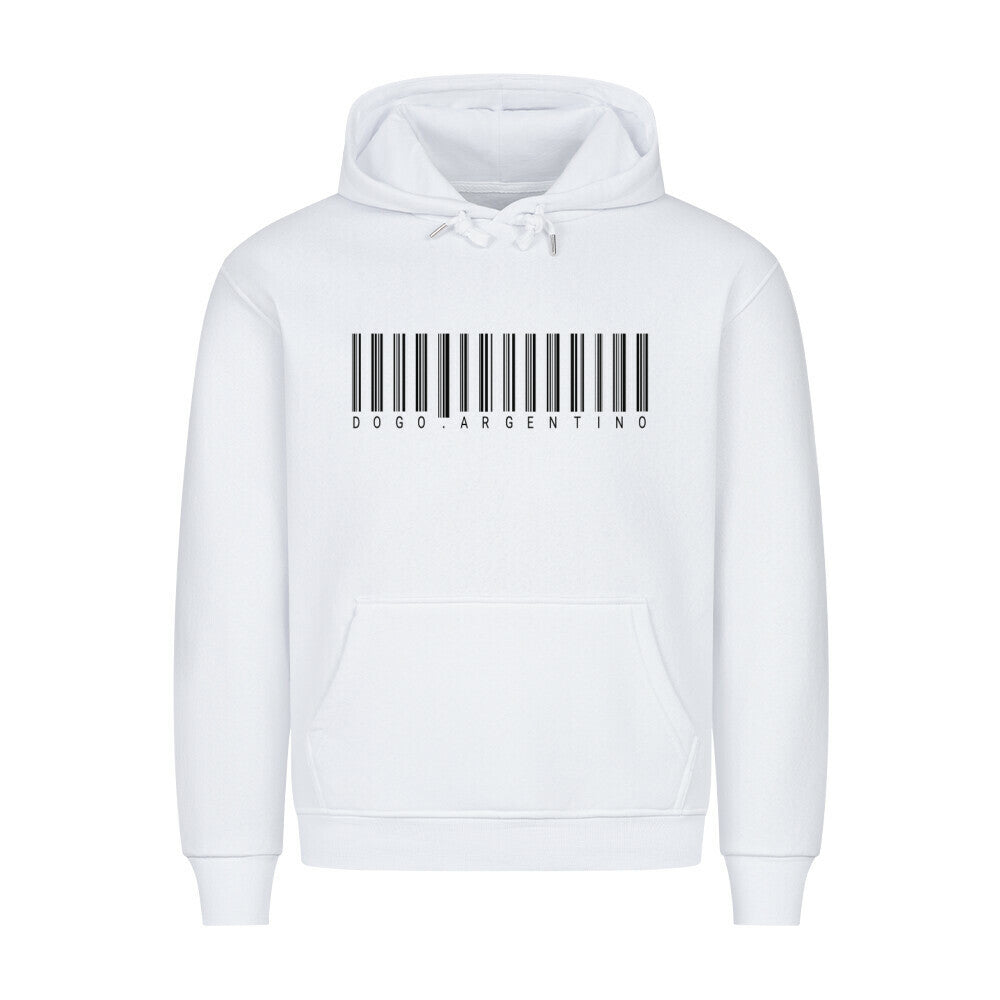 Premium Hoodie "Dogo Argentino - Scan" Weiß – hunde-shirt.de