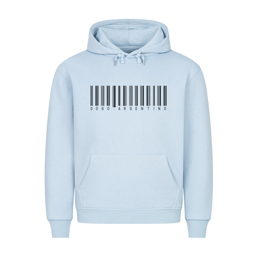 Premium Hoodie "Dogo Argentino - Scan" Babyblau – hunde-shirt.de