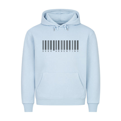 Premium Hoodie "Dogo Argentino - Scan" Babyblau – hunde-shirt.de
