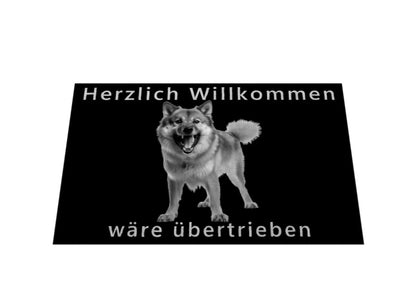 Fußmatte "Eurasier - Übertrieben..." – hunde-shirt.de
