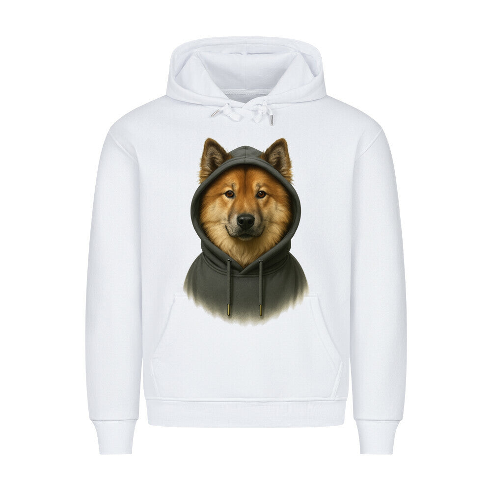 Premium Hoodie "Eurasier - Hooded" Weiß – hunde-shirt.de