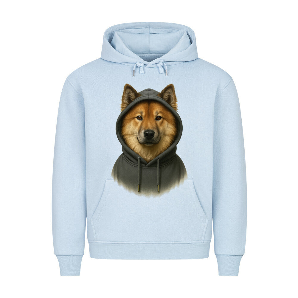 Premium Hoodie "Eurasier - Hooded" Babyblau – hunde-shirt.de