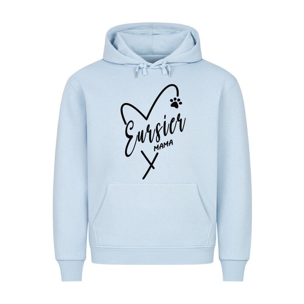 Premium Hoodie "Eurasier - MAMA" Babyblau – hunde-shirt.de