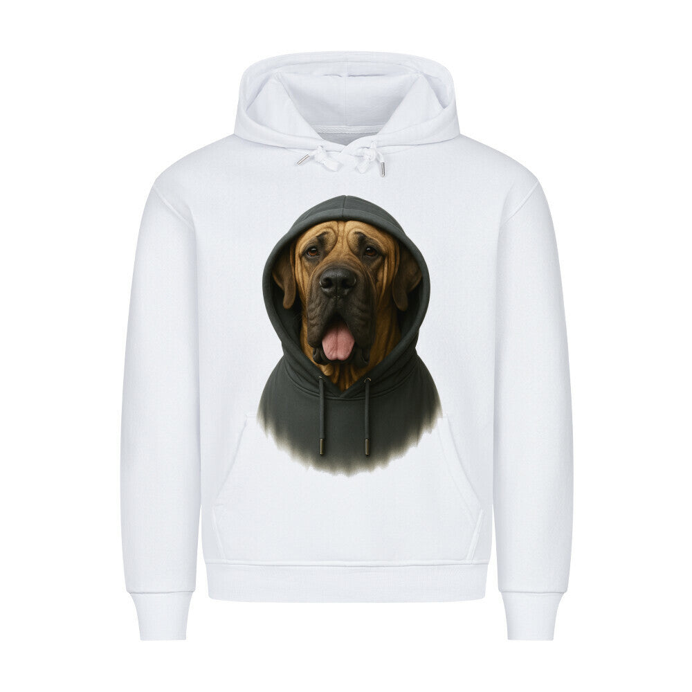 Premium Hoodie "Fila Brasileiro - Hooded" Weiß – hunde-shirt.de