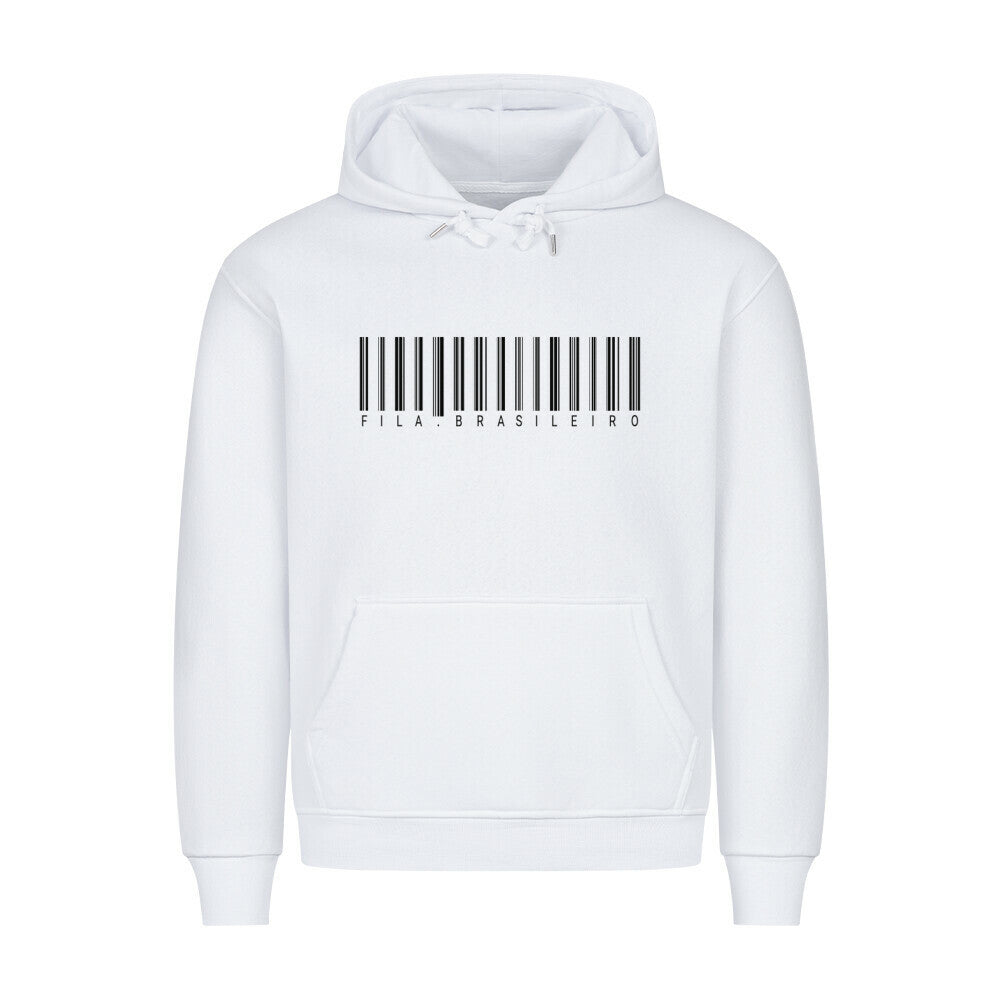Premium Hoodie "Fila Brasileiro - Scan" Weiß – hunde-shirt.de