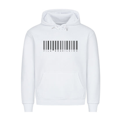 Premium Hoodie "Fila Brasileiro - Scan" Weiß – hunde-shirt.de