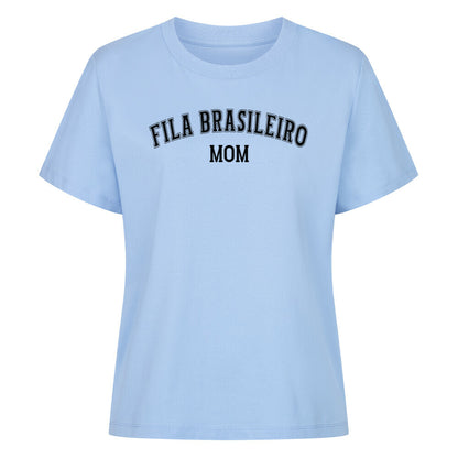 Premium Damen-Shirt "Fila Brasileiro - MOM" Sky Blue – hunde-shirt.de