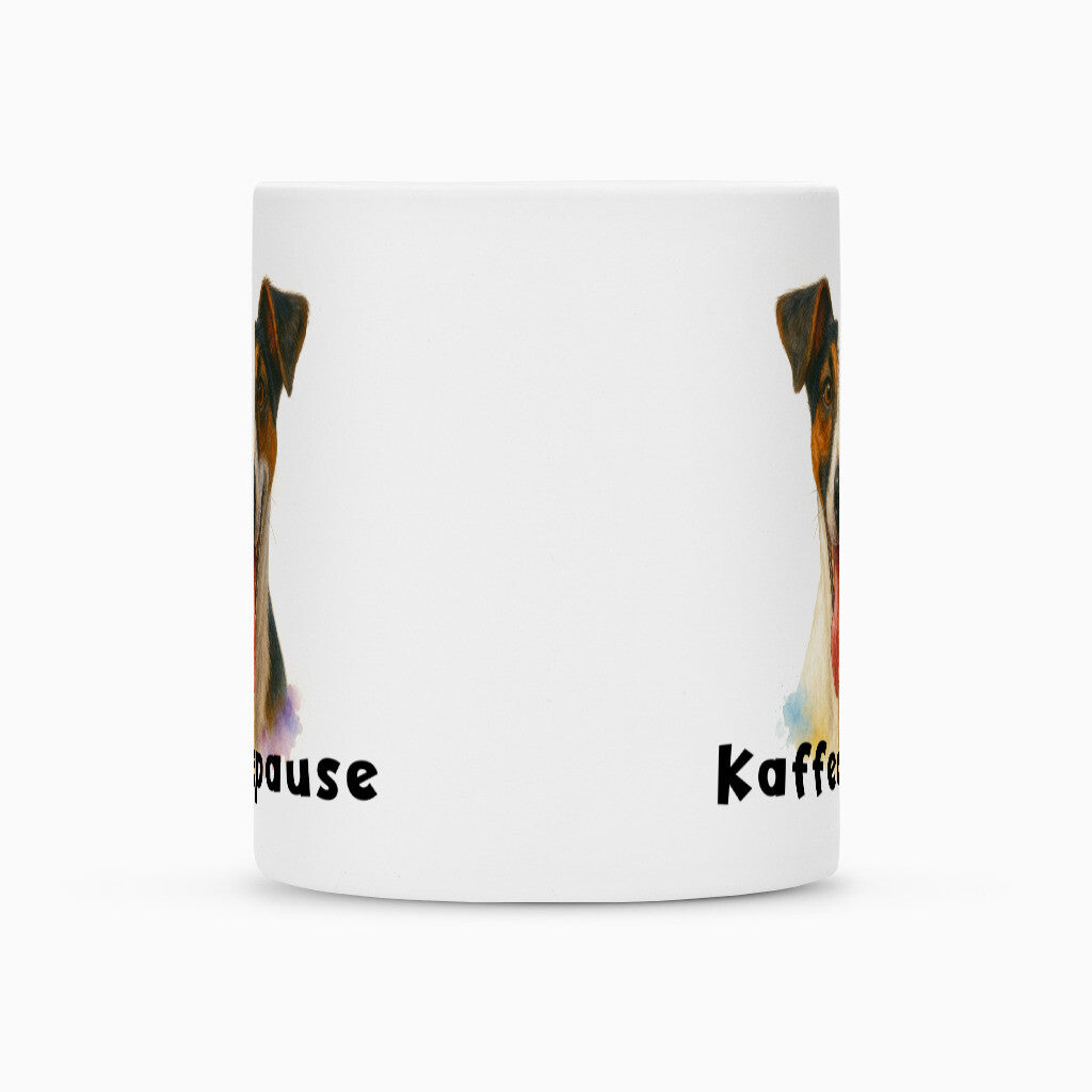Tasse "Foxterrier smooth - Kaffeepause" – hunde-shirt.de