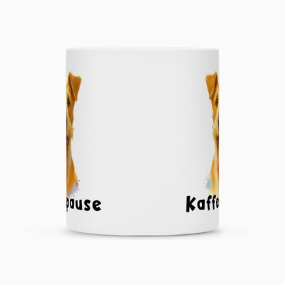 Tasse "Foxterrier - Kaffeepause" – hunde-shirt.de